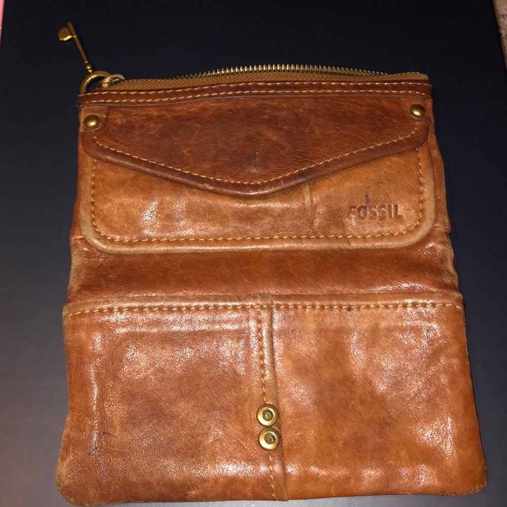 Fossil leather wallet